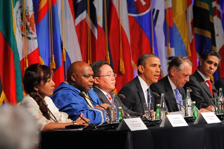 President Elbegdorj with B.Obama 2013 UNGA 1