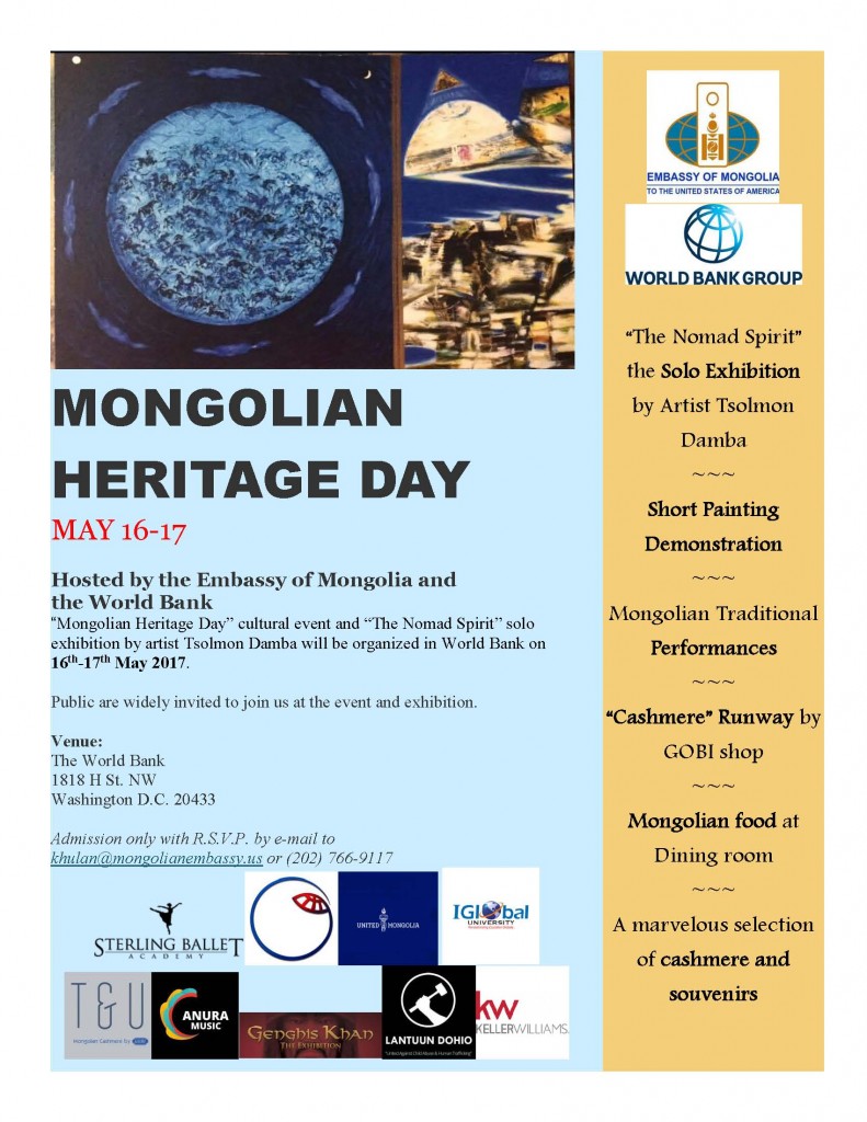 flyer - Heritage day of Mongolia new